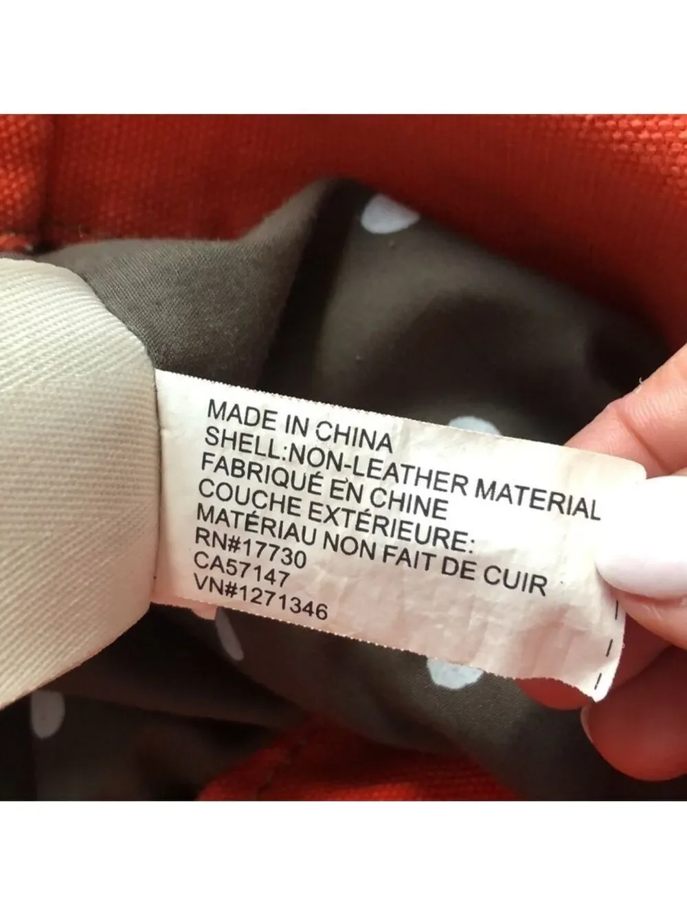 Feed USA For Target Orange Cotton Canvas Tote Bag